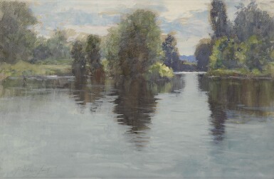 View full screen - View 1 of Lot 27. FRANCIS HOPKINSON SMITH | RIVER VIEW.