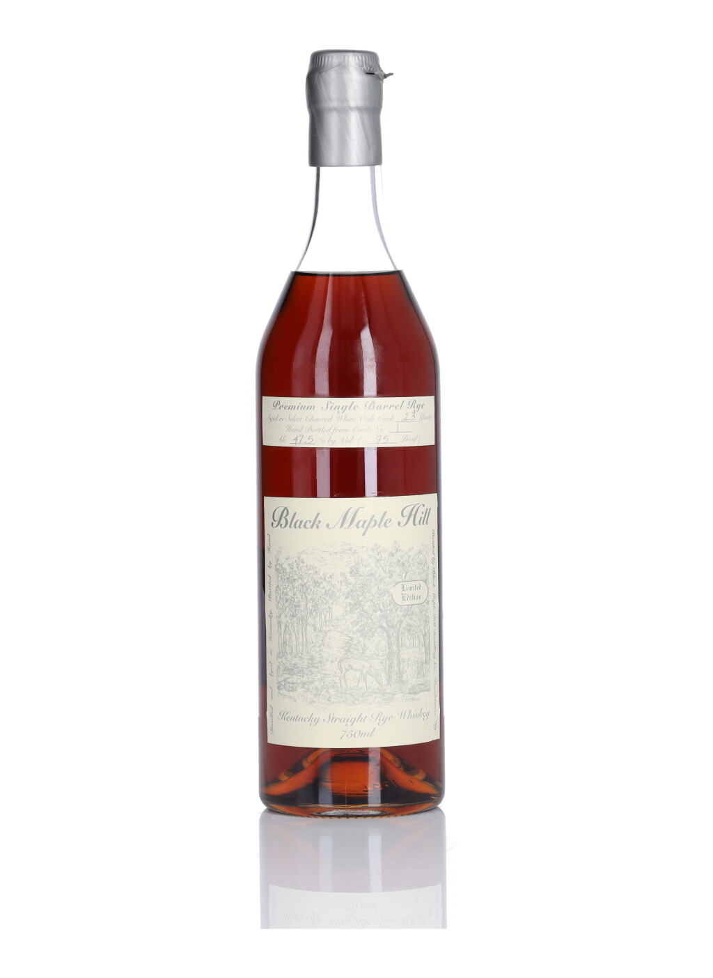 View full screen - View 1 of Lot 131. Black Maple Hill Single Barrel Rye 23 Year Old 95 Proof NV (1 BT 75cl).