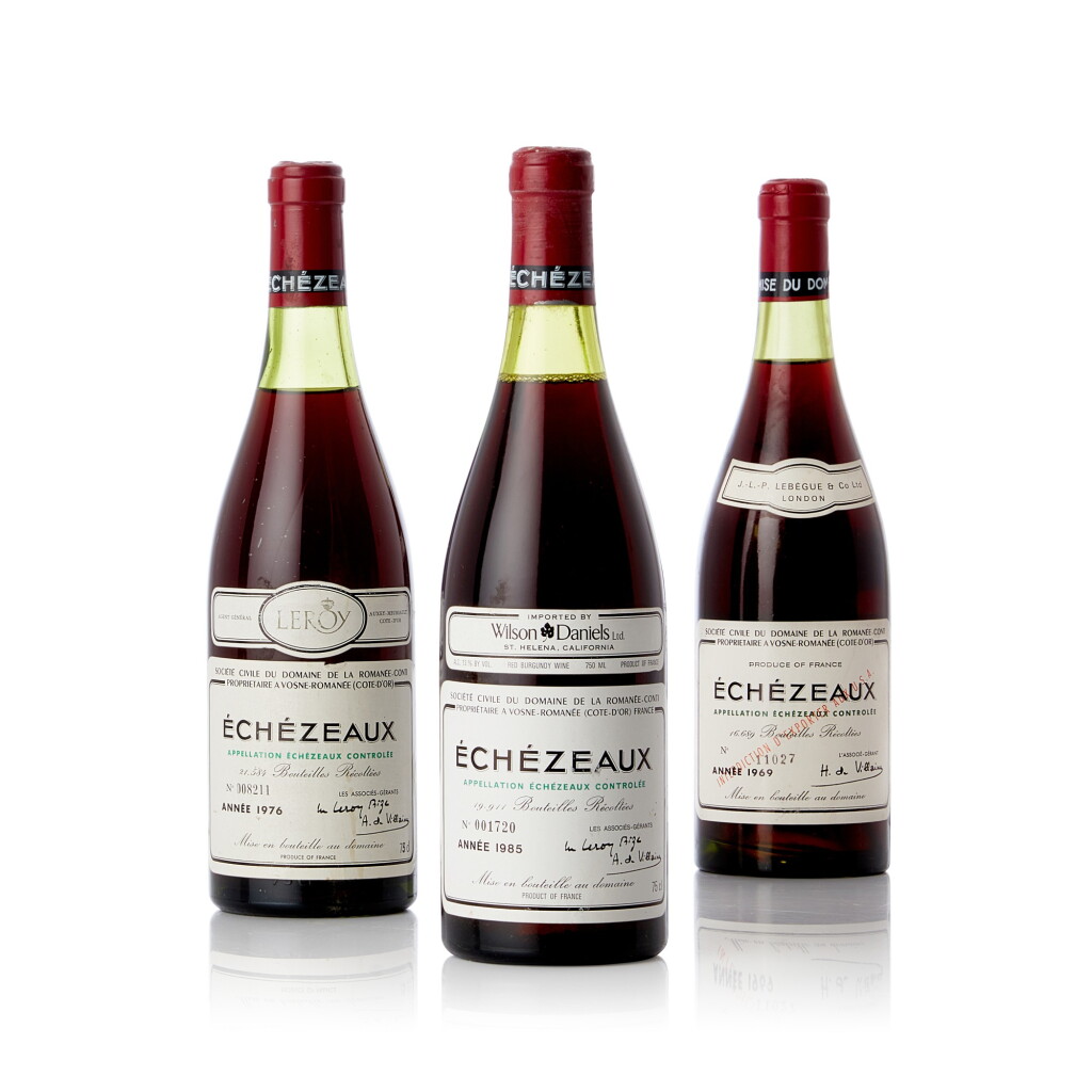 View full screen - View 1 of Lot 9155. Echézeaux 1976 Domaine de la Romanée-Conti (1 BT).