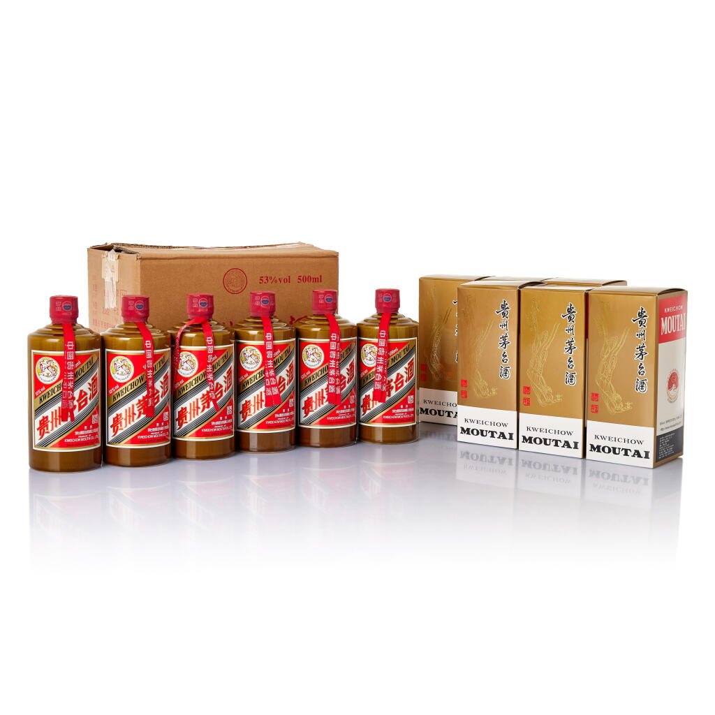 View full screen - View 1 of Lot 5629. 2022年產 "飛天牌" 精品貴州茅台酒 (原箱) Kweichow Flying Fairy Moutai Jingpin 2022 (6 BT50).