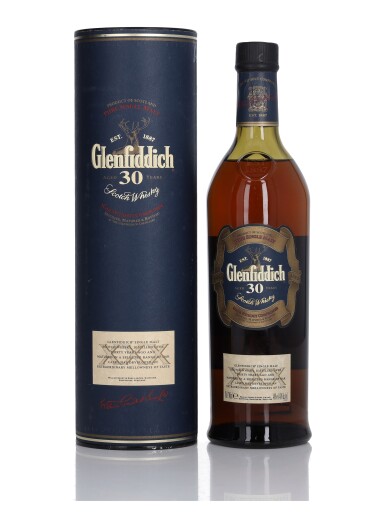 View full screen - View 1 of Lot 104. Glenfiddich 30 Year Old 40.0 abv NV (1 Bottle 70cl).