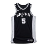 Stephon Castle San Antonio Spurs 2024-2025 Game Worn Icon Edition Jersey | 3rd Career Game | Matched to 3 Games