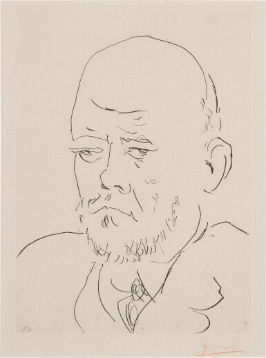 View full screen - View 1 of Lot 65. PABLO PICASSO | PORTRAIT DE VOLLARD III (B. 233; BA. 619).