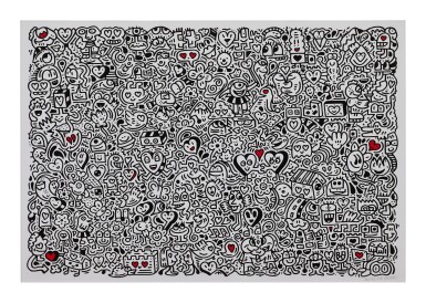 View full screen - View 1 of Lot 7. MR DOODLE | LOVE LAND 愛的樂園.