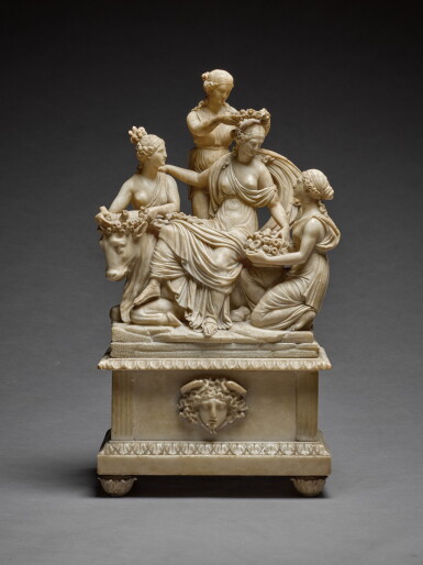 View full screen - View 1 of Lot 66. Europa and the Bull attended by Nymphs.