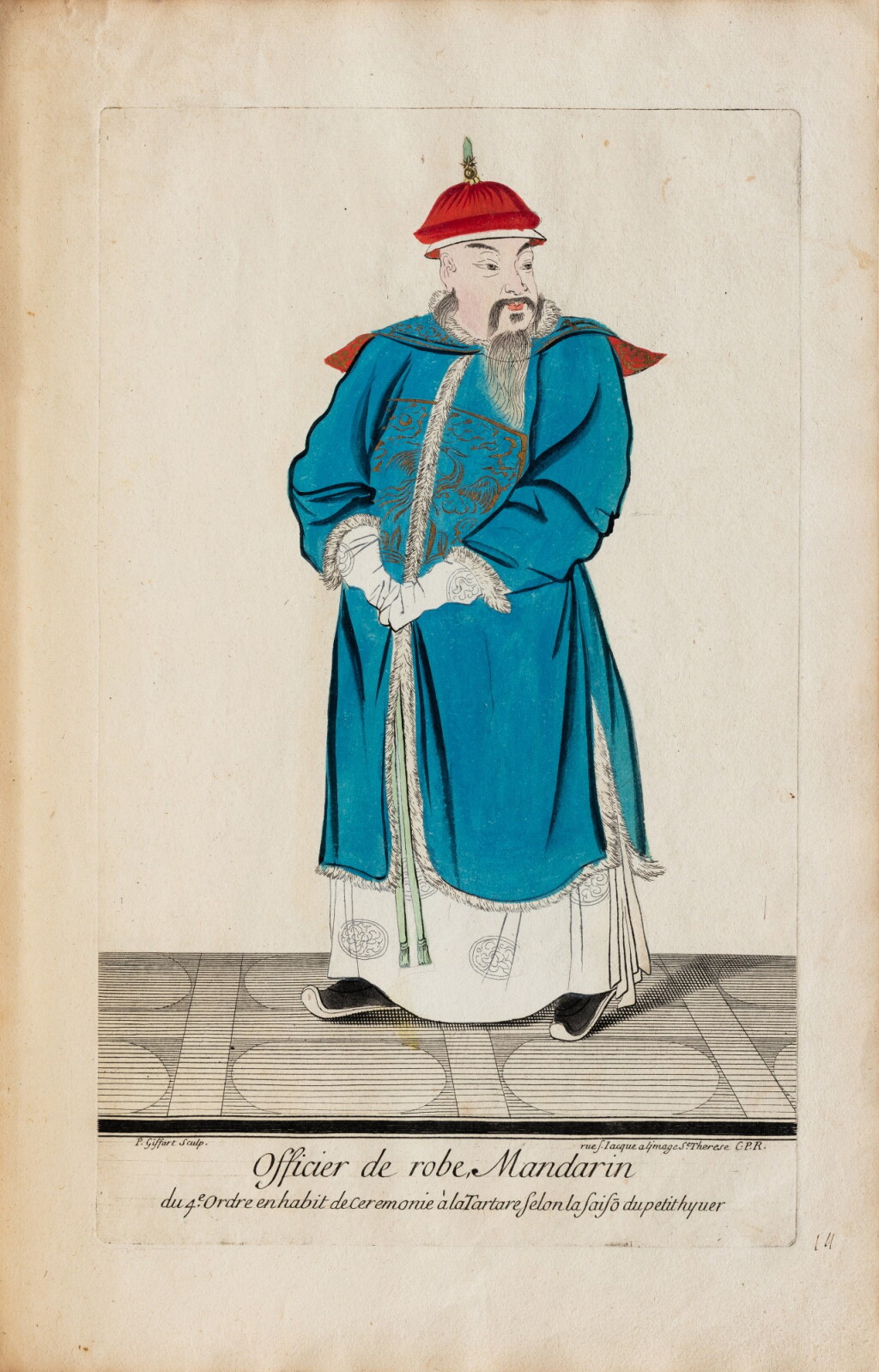 View full screen - View 1 of Lot 2. L'Estat Present de la Chine. Paris, 1697. In-folio. Maroquin rouge de l'ép. Ed. originale illustrée de 42 pl..