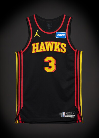 View full screen - View 1 of Lot 52. CJ McCollum Atlanta Hawks 2026 NBA Playoffs Eastern Conference Round 1 Game Worn Statement Edition Jersey | Game 1 | Matched to 2 Games.