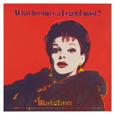 View full screen - View 1 of Lot 93. ANDY WARHOL | BLACKGLAMA (JUDY GARLAND) (SEE F. & S. IIB.351).
