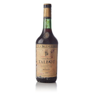 View full screen - View 1 of Lot 414. Château Talbot 1966 and Château Gruaud Larose 1966 (3 BT).
