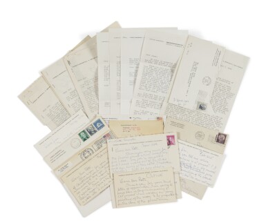 View full screen - View 1 of Lot 7. Archive of material inc. correspondence from Chesley Bonestell to James Roth, books, and related ephemera.