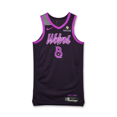 View full screen - View 1 of Lot 36. Bones Hyland Minnesota Timberwolves 2025-2026 Game Worn City Edition Jersey | Matched to 3 Games.