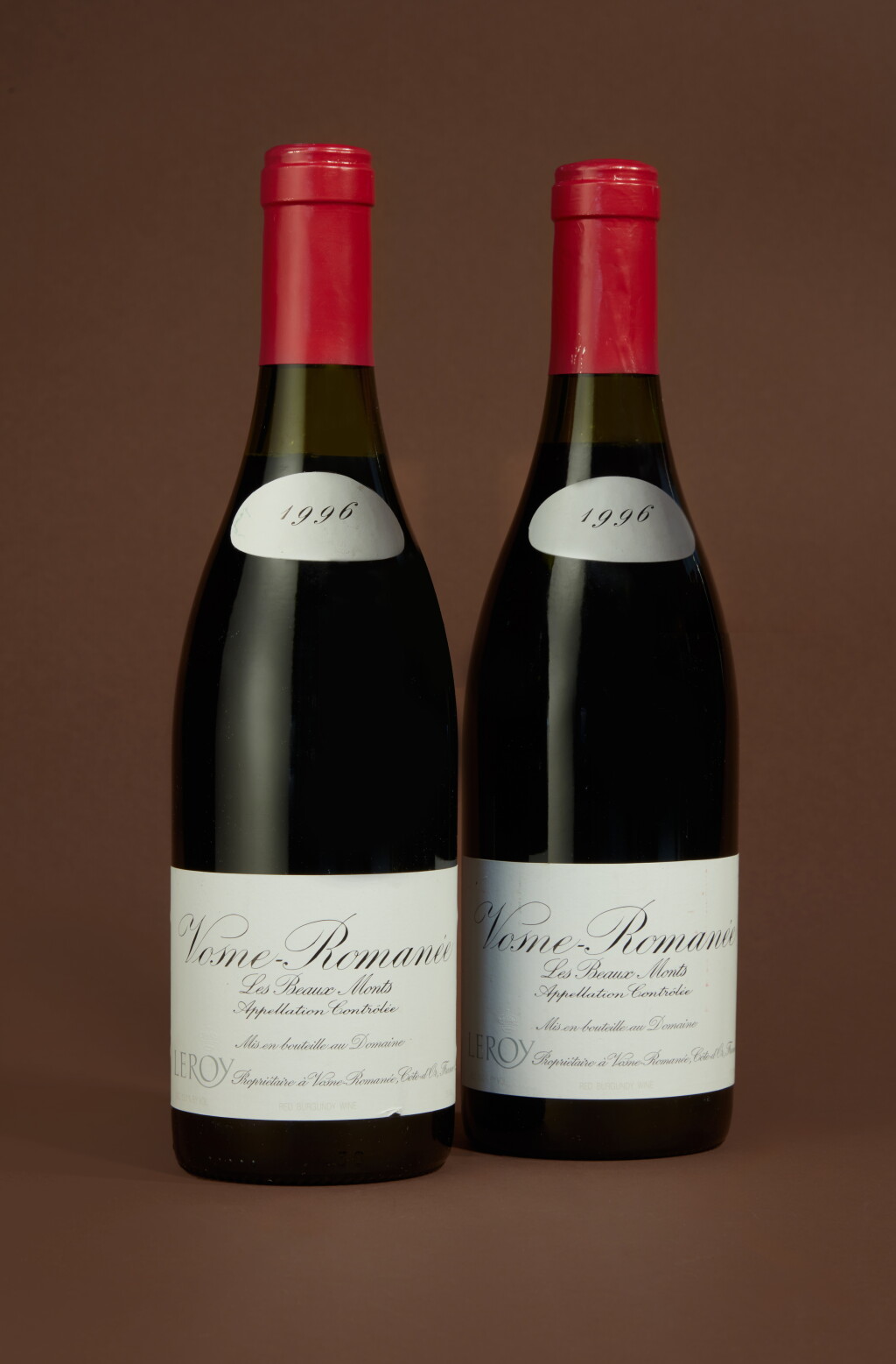 View full screen - View 1 of Lot 540. Vosne Romanée, Les Beaux Monts 1996 Domaine Leroy (2 BT).
