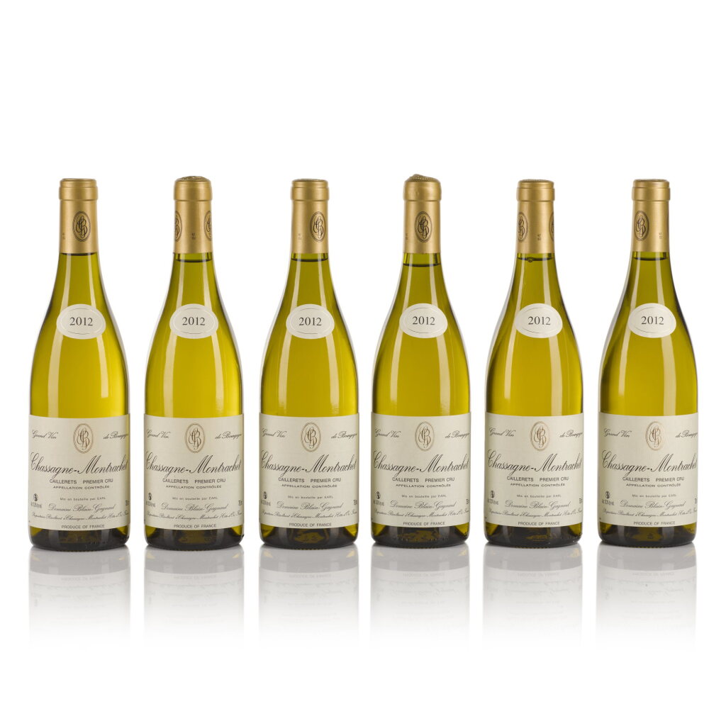 View full screen - View 1 of Lot 518. Chassagne Montrachet, Les Caillerets 2012 Blain-Gagnard (12 BT).