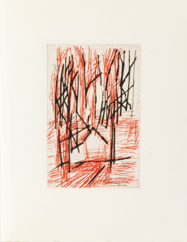 View full screen - View 1 of Lot 226. Sans titre. Ohne Titel. Solstice, 1998. Un des 90 exemplaires nominatifs. 20 gravures originales.