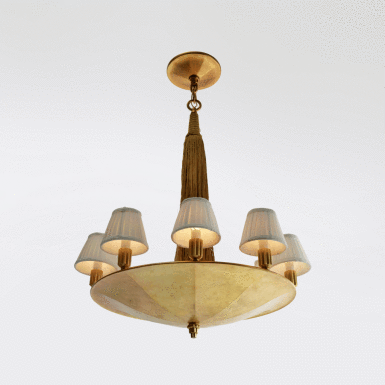 View full screen - View 1 of Lot 108. "Ducharne" Chandelier.