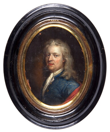 View full screen - View 1 of Lot 129. Portrait of a gentleman, circa 1720.