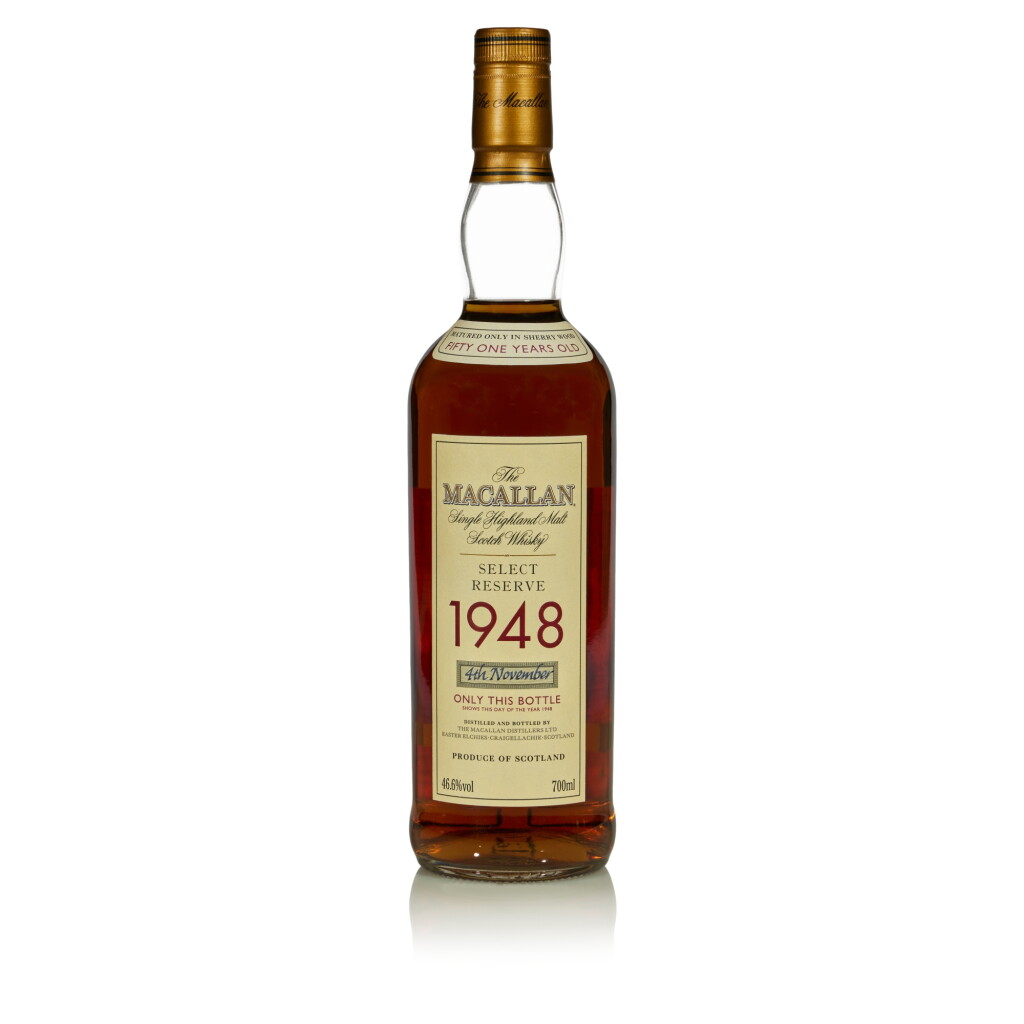 View full screen - View 1 of Lot 9. The Macallan Select Reserve 51 Years Old 46.6 abv 1948 (1 BT 70cl).