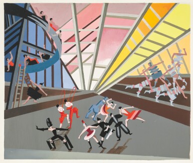 View full screen - View 1 of Lot 78. Design for The Sports and Touring Ballet Revue.