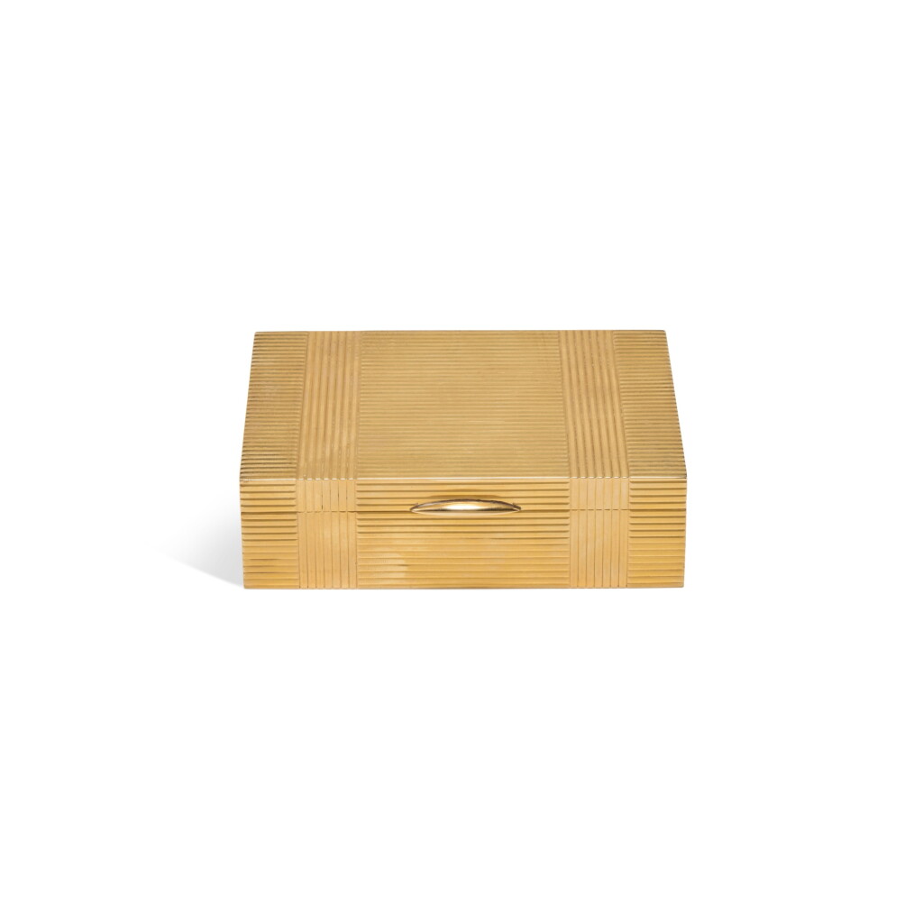 View full screen - View 1 of Lot 312. An American 14 Karat Gold Cigarette Box, Mid 20th Century.