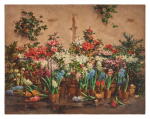 Sunlit flowers