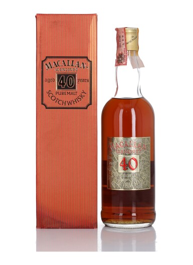 View full screen - View 1 of Lot 31. Macallan-Glenlivet Gordon & MacPhail 40 Year Old 43.0 abv NV (1 Bottle 75cl).