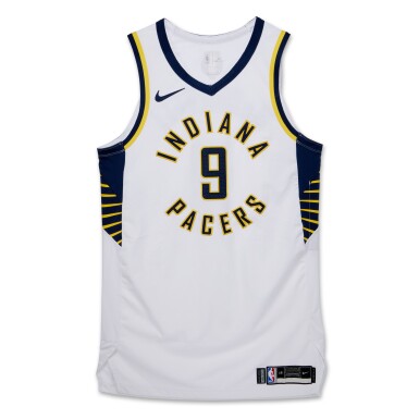 View full screen - View 1 of Lot 75. T.J. McConnell Indiana Pacers 2023-2024 In-Season Tournament Finals Game Worn Association Edition Jersey.
