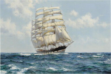 View full screen - View 1 of Lot 66. MONTAGUE DAWSON | THE CLIPPER SHIP TAMAR .