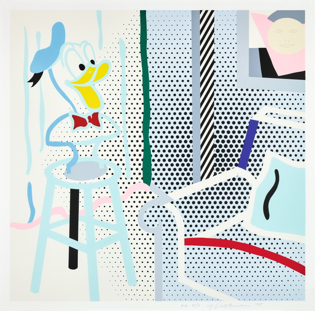 View full screen - View 1 of Lot 159. ROY LICHTENSTEIN | VIRTUAL INTERIOR: PORTRAIT OF A DUCK (C. 294).