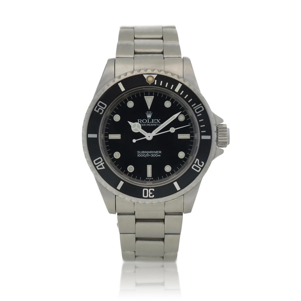 View full screen - View 1 of Lot 101. Submariner, Ref. 14060 Stainless steel wristwatch with bracelet Circa 1991.