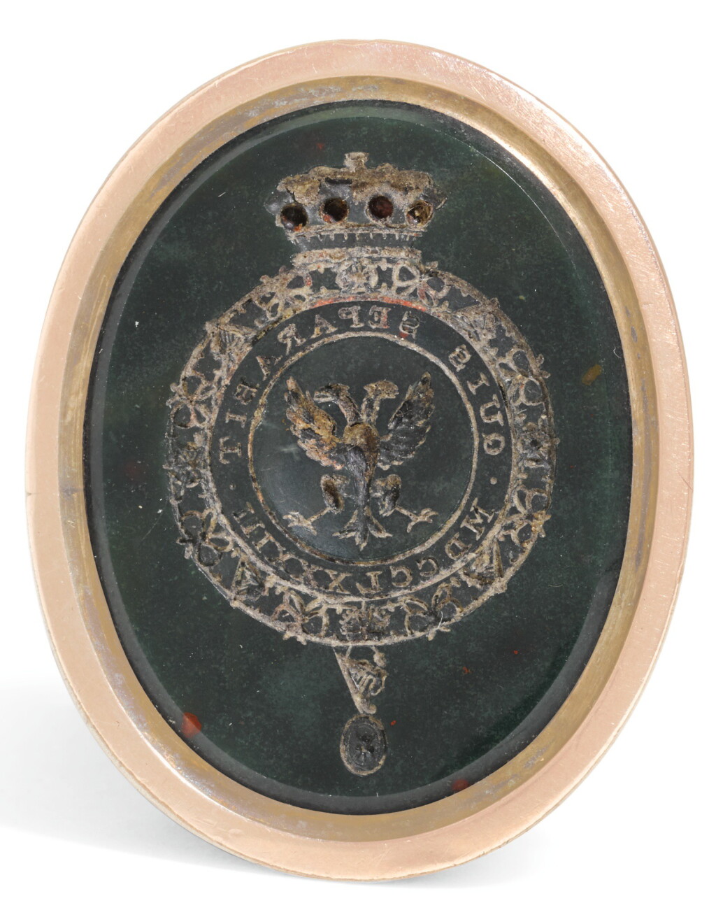 View full screen - View 1 of Lot 233. A GOLD FOB SEAL, ENGLISH, EARLY 19TH CENTURY.