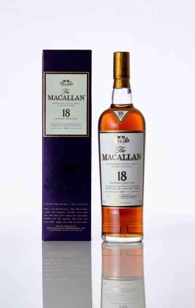 View full screen - View 1 of Lot 1040. The Macallan 18 Year Old 43.0 abv 1997 (1 BT70).