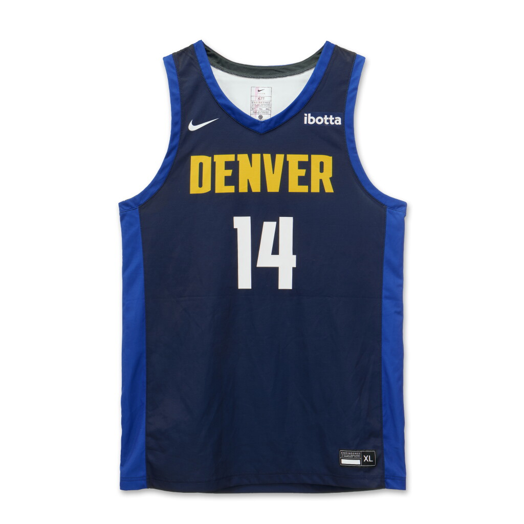 View full screen - View 1 of Lot 31. DaRon Holmes II Denver Nuggets 2024 Summer League Game Worn Jersey | NBA 2K25 Summer League Debut.
