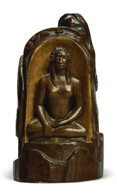 View full screen - View 1 of Lot 74. Idol with a Pearl.