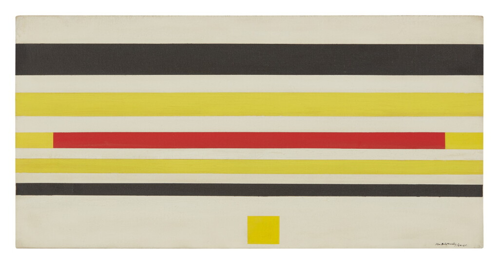 View full screen - View 1 of Lot 550. ILYA BOLOTOWSKY | SMALL HORIZONTAL LINES.