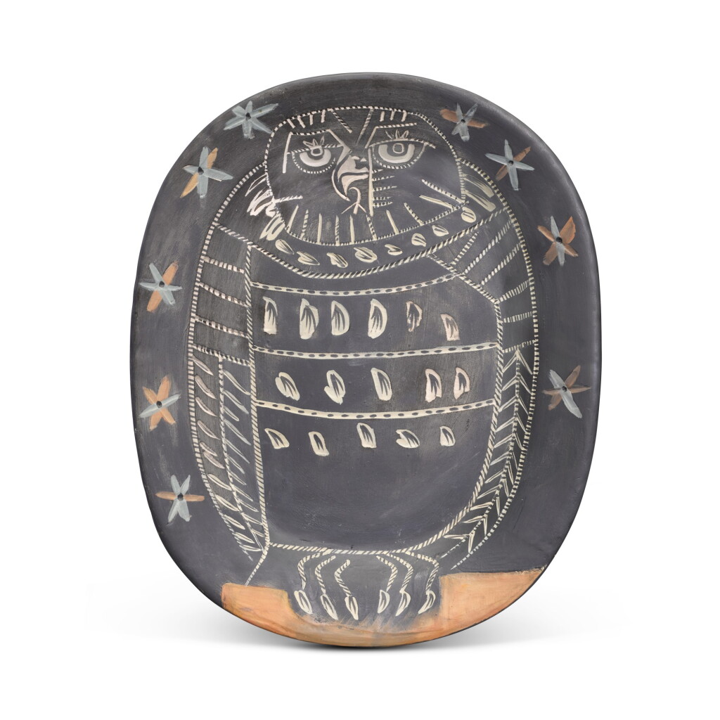 View full screen - View 1 of Lot 29. Hibou mat (A. R. 284).