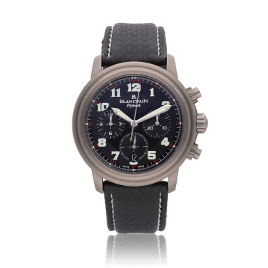 View full screen - View 1 of Lot 268. Reference 2185F-1230A-63B Leman Flyback | A titanium automatic flyback chronograph wristwatch with date, Circa 2010 .