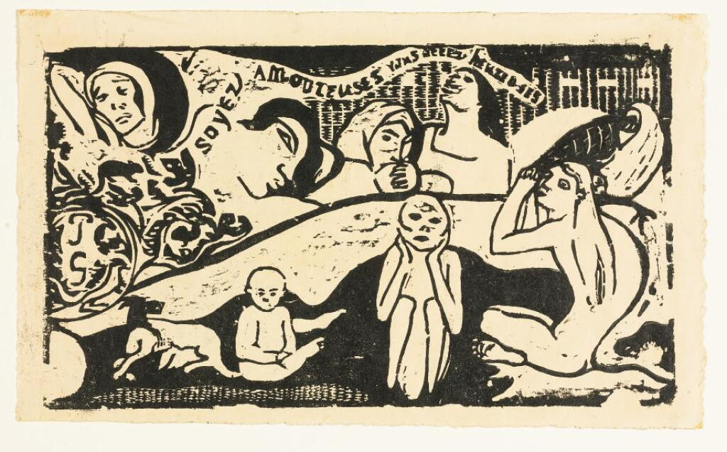 View full screen - View 1 of Lot 9. Soyez amoureuses, vous serez heureuses (Kornfeld 55 IIC).