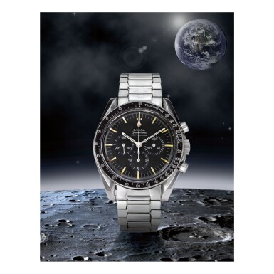 View full screen - View 1 of Lot 8. OMEGA | SPEEDMASTER REF 105.012-66 'PROFESISIONAL', A STAINLESS STEEL CHRONOGRAPH WRISTWATCH WITH BRACELET, MADE IN 1967.