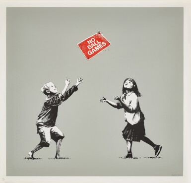 View full screen - View 1 of Lot 17. No Ball Games (Grey).