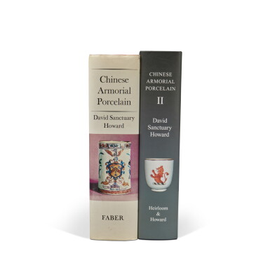 View full screen - View 1 of Lot 1347. David Sanctuary Howard, Chinese Armorial Porcelain, vols I-II, London, 1974 and 2003.