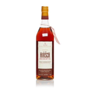 View full screen - View 1 of Lot 475. A.H. Hirsch Reserve 16 Year Old 91.6 proof 1974 (1 BT75).