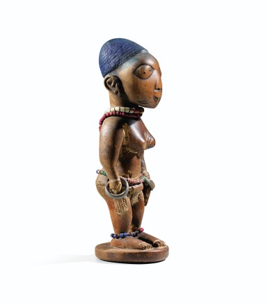 View full screen - View 1 of Lot 50. STATUE, YORUBA, NIGERIA | YORUBA FIGURE, NIGERIA .