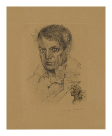 View full screen - View 1 of Lot 109. SALVADOR DALÍ | PORTRAIT OF PICASSO (FIELD 70-7).