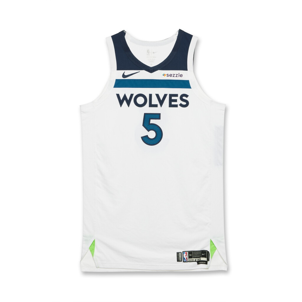 View full screen - View 1 of Lot 4. Anthony Edwards Minnesota Timberwolves 2025-2026 Emirates NBA Cup Game Worn Association Edition Jersey | 41 Points.