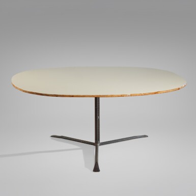View full screen - View 1 of Lot 98. A Unique "Elliptoeder" Table.