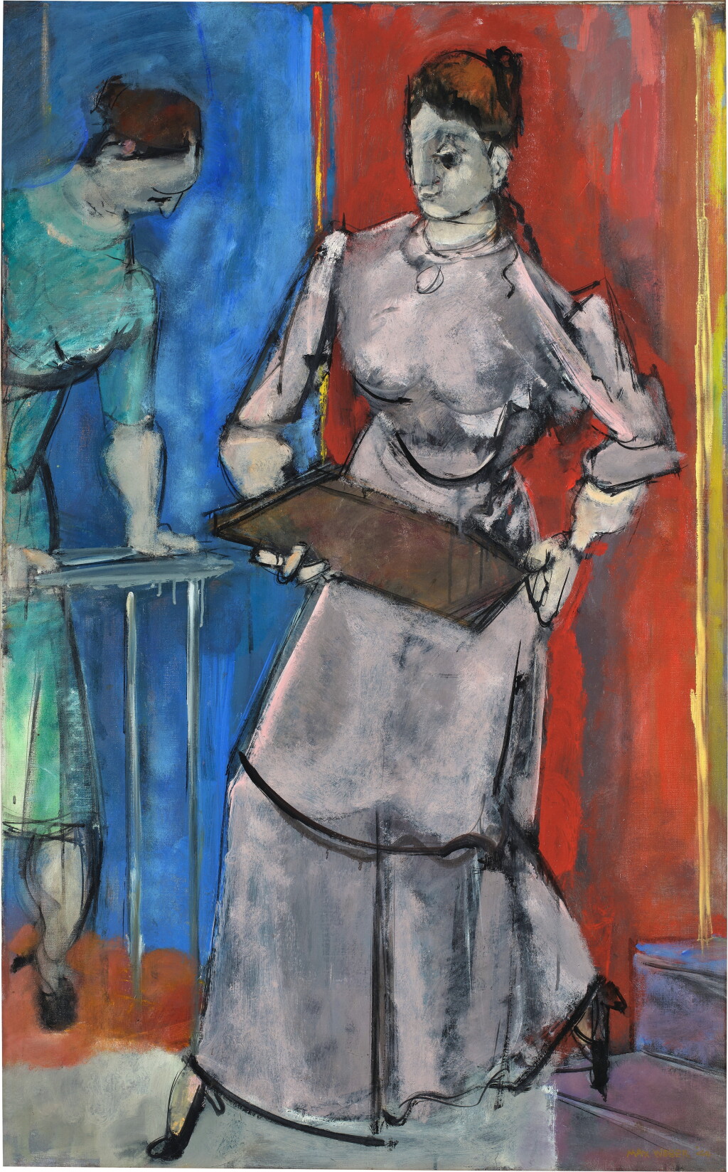 View full screen - View 1 of Lot 2207. Woman Carrying Picture.