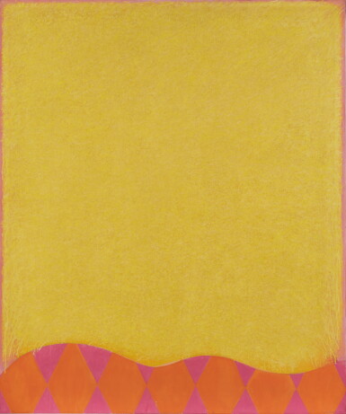 View full screen - View 1 of Lot 35. Flächenraum gelb mit Rhomben (Yellow area space with rhombuses).