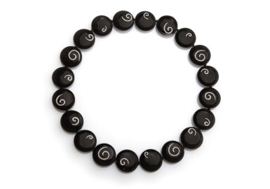 View full screen - View 1 of Lot 7. Onyx and diamond necklace, Michele della Valle.