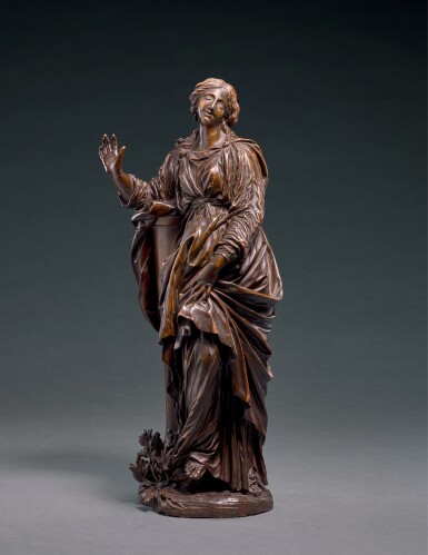 View full screen - View 1 of Lot 70. AFTER GIAN LORENZO BERNINI (1598-1680), ITALIAN, ROME, 17TH/ EARLY 18TH CENTURY | SANTA BIBIANA.