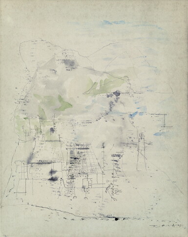 View full screen - View 1 of Lot 205. Zao Wou-Ki 趙無極 | Untitled 無題.